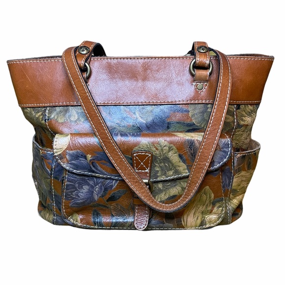Patricia Nash Handbags - Patricia Nash Leather Floral Print Tote